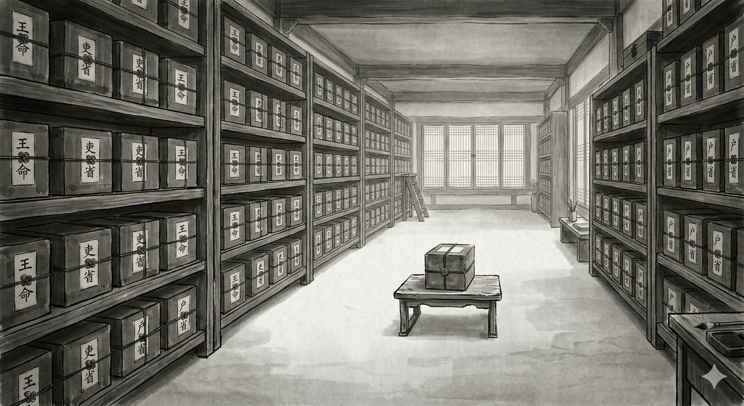 답해지지 않은 질문들을 담은 빈 공간, 먹으로 쓰다 멈춘 조선시대 문서, 미완성의 여백